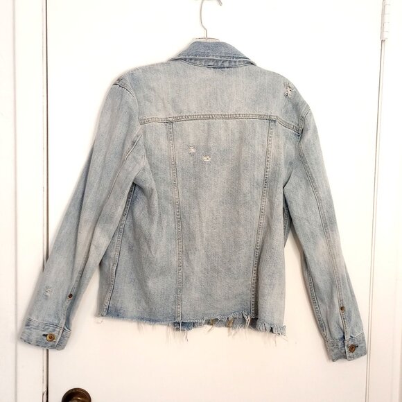 Pistola Light Wash Distressed Denim Jacket - Picture 7 of 10